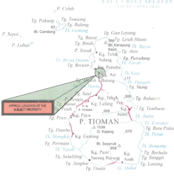 Tanah Kediaman untuk Dijual di Kampung Air Batang (Pulau Tioman) - Leslie Low - PropertyGuru.com.my