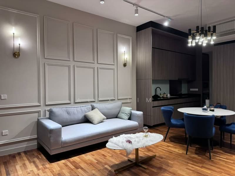 Service Residence for Rent at Straits Residences - Alex Lim - Living Room - PropertyGuru.com.my
