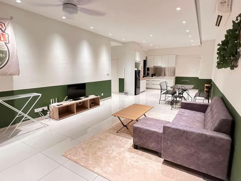 Servis Apartment untuk Disewa di Meridin Suites @ The Meridin - Noctis Tan - Living Room - PropertyGuru.com.my