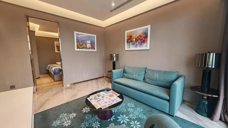 Service Residence for Sale at Imperial Lexis - Jamie Chen - Living Room - PropertyGuru.com.my