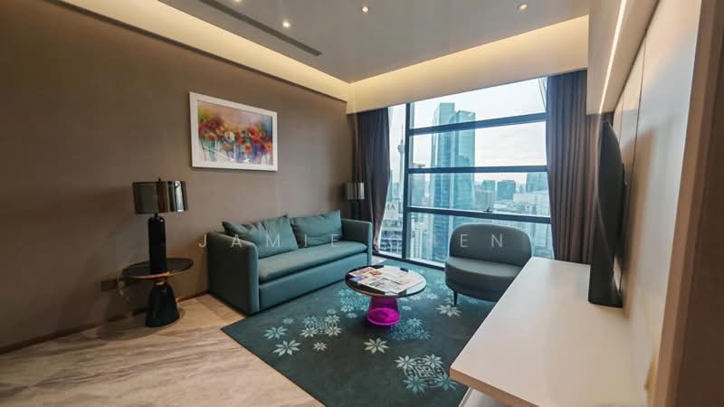 Service Residence for Sale at Imperial Lexis - Jamie Chen - Living Room - PropertyGuru.com.my