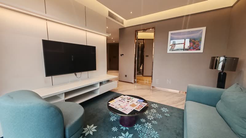Service Residence for Sale at Imperial Lexis - Jamie Chen - Living Room - PropertyGuru.com.my