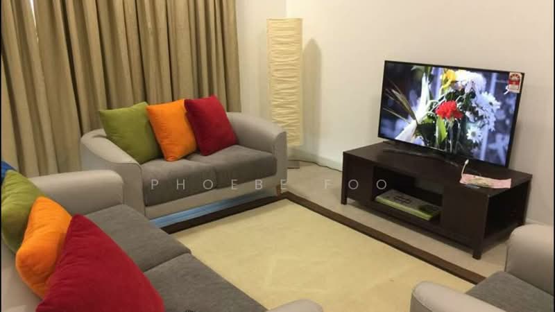 Service Residence for Rent at Afiniti Residences - Phoebe Foo - Living Room - PropertyGuru.com.my