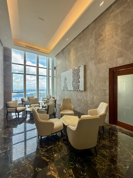 Servis Apartment untuk Dijual di The Astaka @ 1 Bukit Senyum - Jessy Yip - Living Room - PropertyGuru.com.my