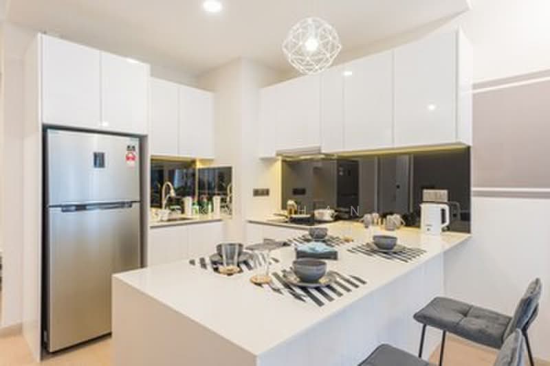 Service Residence for Rent at Star Residences One - Sky Chan - Kitchen - PropertyGuru.com.my