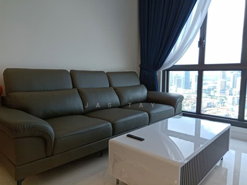 Servis Apartment untuk Disewa di Setia Sky 88 - Jas Tay - Living Room - PropertyGuru.com.my