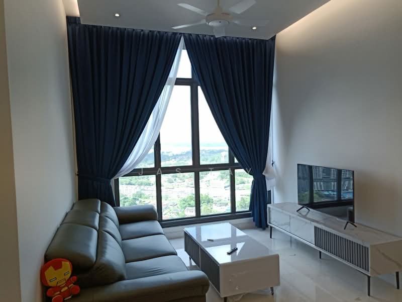 Servis Apartment untuk Disewa di Setia Sky 88 - Jas Tay - Living Room - PropertyGuru.com.my