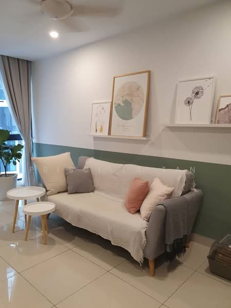 Service Residence for Sale at H2O Residences - Priscilla Tan - Living Room - PropertyGuru.com.my