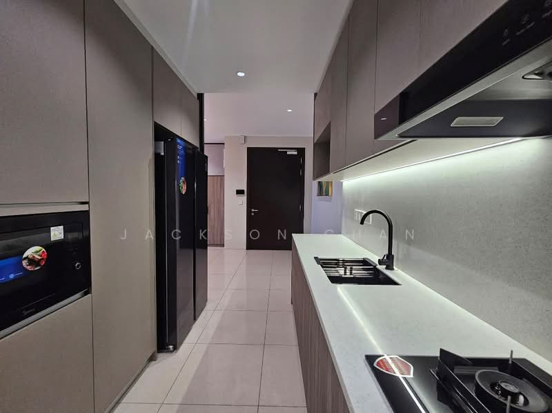 Kondominium untuk Dijual di Jesselton Twin Towers - Jackson Chan - Kitchen - PropertyGuru.com.my