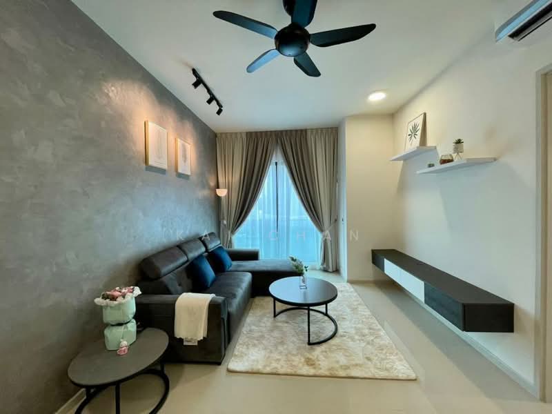 Servis Apartment untuk Dijual di Residensi Solaris Parq - Kai Chan - Living Room - PropertyGuru.com.my
