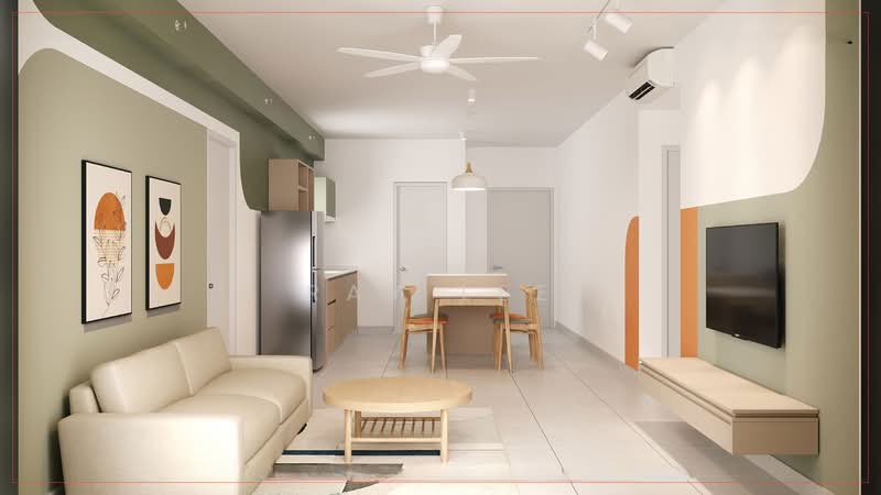Tanah Kediaman untuk Dijual di Eco Ardence (Setia Alam) - Ray Lee - Living Room - PropertyGuru.com.my