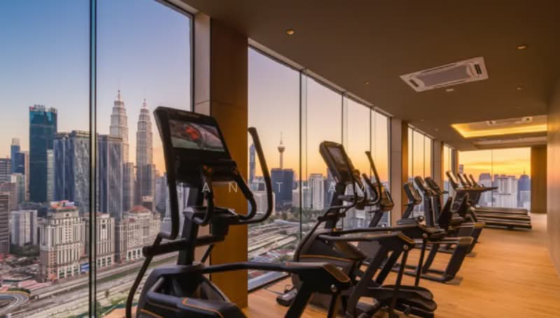 Servis Apartment untuk Disewa di Armani Raja Uda - Jan Tham - Gym - PropertyGuru.com.my