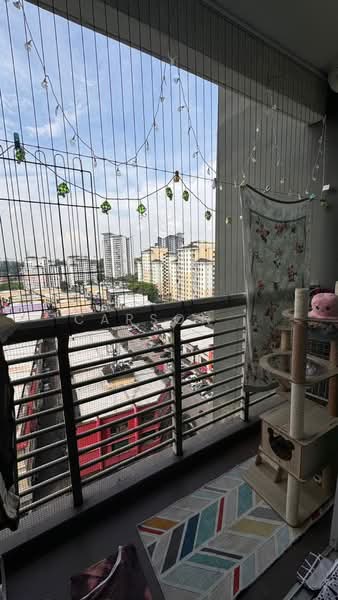 Servis Apartment untuk Dijual di Larkin Heights - Carson . - Balcony - PropertyGuru.com.my