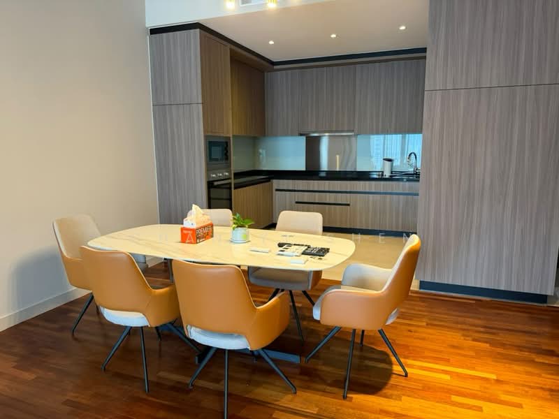 Servis Apartment untuk Disewa di Straits Residences - Chan Yi Shen - Dining Room - PropertyGuru.com.my