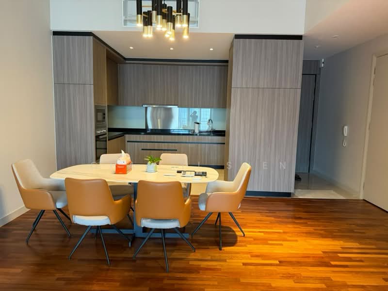 Servis Apartment untuk Disewa di Straits Residences - Chan Yi Shen - Dining Room - PropertyGuru.com.my