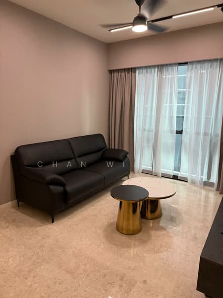 Servis Apartment untuk Disewa di TRX Residences - Chan Wilson - Living Room - PropertyGuru.com.my