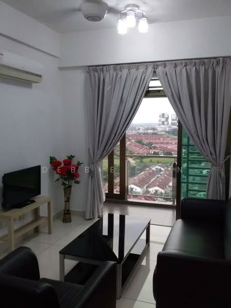 Service Residence for Rent at D'Inspire Residence (Inspira Bestari) - Debbie Chin - Living Room - PropertyGuru.com.my