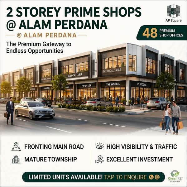 Shop for Rent in Alam Perdana (Puncak Alam) - Roy Choong - Exterior - PropertyGuru.com.my