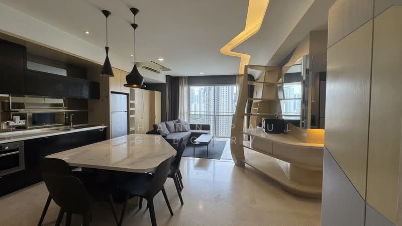 Service Residence for Sale at Verve Suites - Johann Paul Gregory - Living Room - PropertyGuru.com.my