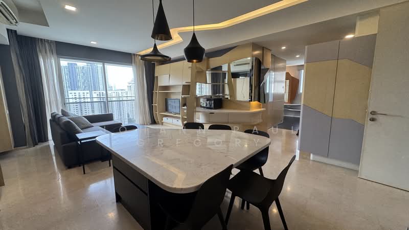 Service Residence for Sale at Verve Suites - Johann Paul Gregory - Living Room - PropertyGuru.com.my