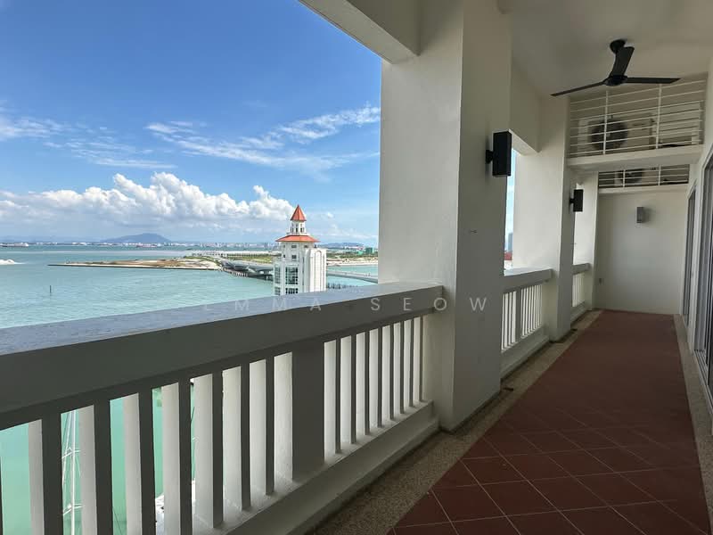 Servis Apartment untuk Disewa di Straits Quay (The Suites at Waterside) - Emma Seow - Balcony - PropertyGuru.com.my