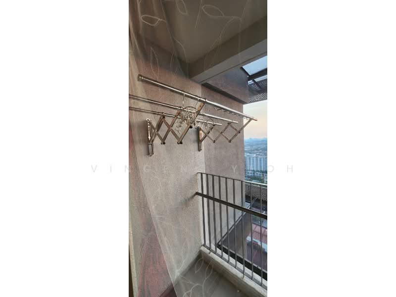 Service Residence for Sale at UNIO Residence - Vincent Yeoh - Balcony - PropertyGuru.com.my