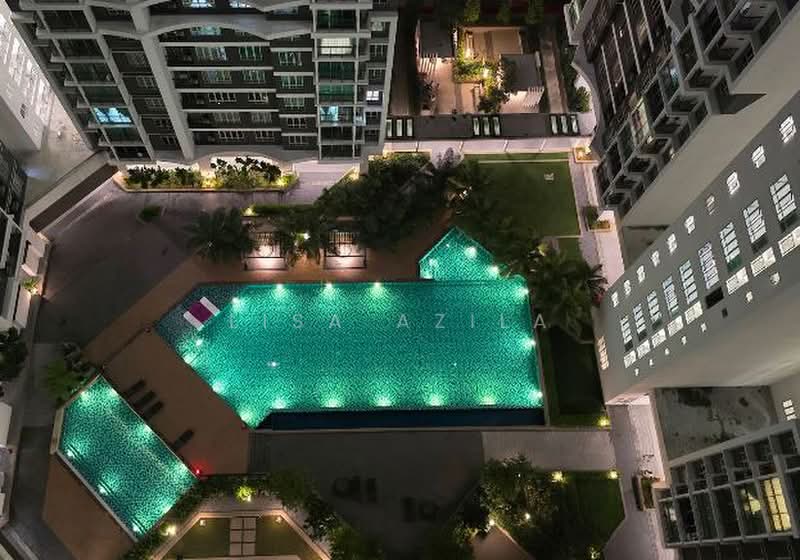 Servis Apartment untuk Dijual di Residensi MH Platinum 2 - Lisa Azila - Pool - PropertyGuru.com.my