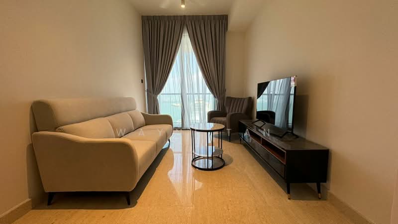 Servis Apartment untuk Disewa di Marriott Residence @ Gurney - Wayne Tan - Living Room - PropertyGuru.com.my