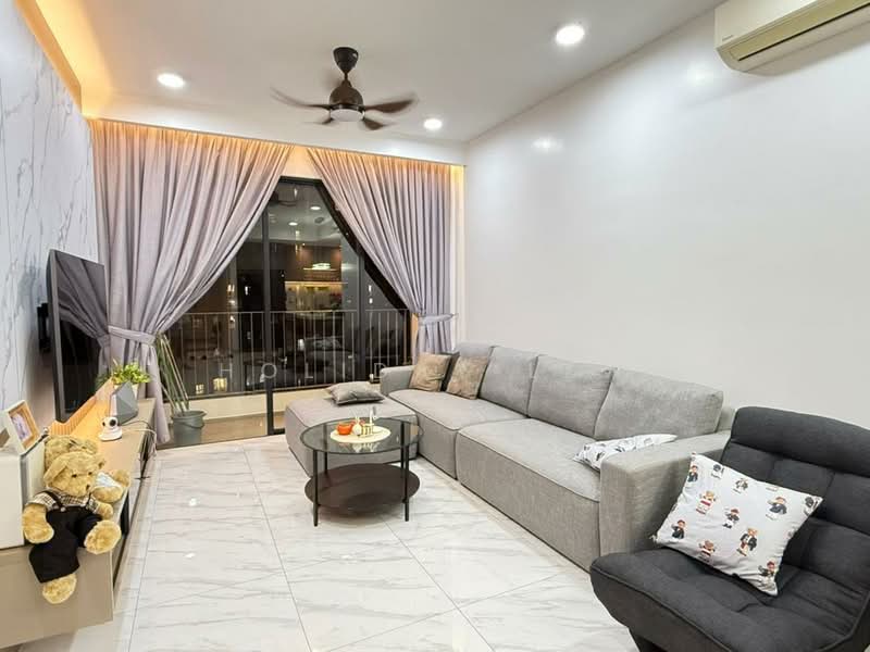 Condominium for Rent at South Brooks - Holiday Lew - Living Room - PropertyGuru.com.my