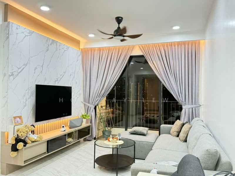 Condominium for Rent at South Brooks - Holiday Lew - Living Room - PropertyGuru.com.my
