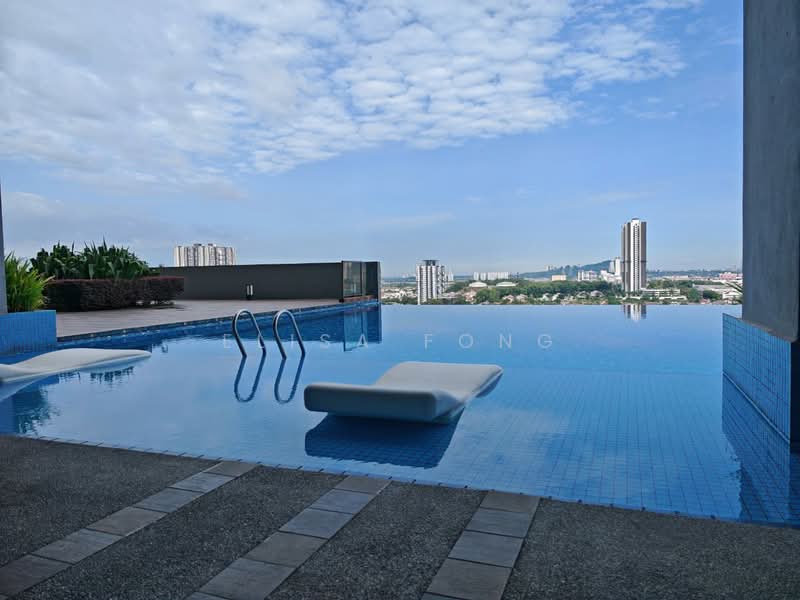 Servis Apartment untuk Disewa di Amani Residence - Elisa Fong - Pool - PropertyGuru.com.my