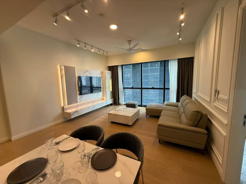 Servis Apartment untuk Disewa di TRX Residences - Damon Lee - Living Room - PropertyGuru.com.my