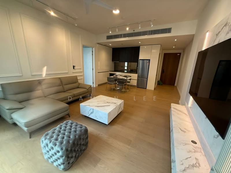 Servis Apartment untuk Disewa di TRX Residences - Damon Lee - Living Room - PropertyGuru.com.my