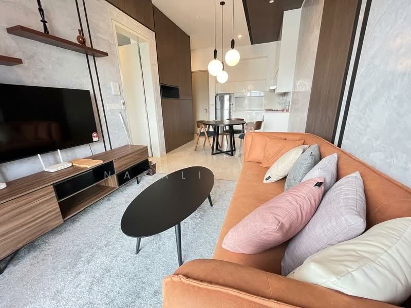 Servis Apartment untuk Dijual di Lucentia Residences - Natalie Soo - Living Room - PropertyGuru.com.my