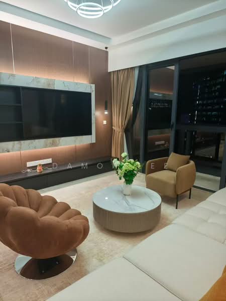Servis Apartment untuk Disewa di TRX Residences - Damon Lee - Living Room - PropertyGuru.com.my