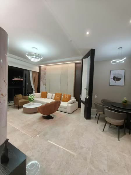 Servis Apartment untuk Disewa di TRX Residences - Damon Lee - Living Room - PropertyGuru.com.my