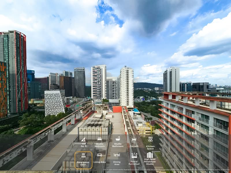Service Residence for Sale at Ritze Perdana 2 - Wawa Leong - View - PropertyGuru.com.my