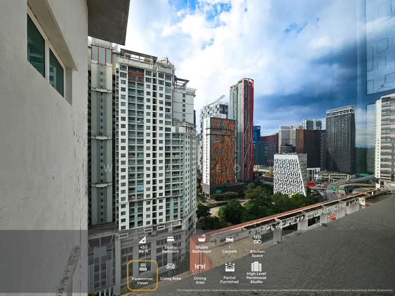 Service Residence for Sale at Ritze Perdana 2 - Wawa Leong - Studio Bedroom - PropertyGuru.com.my
