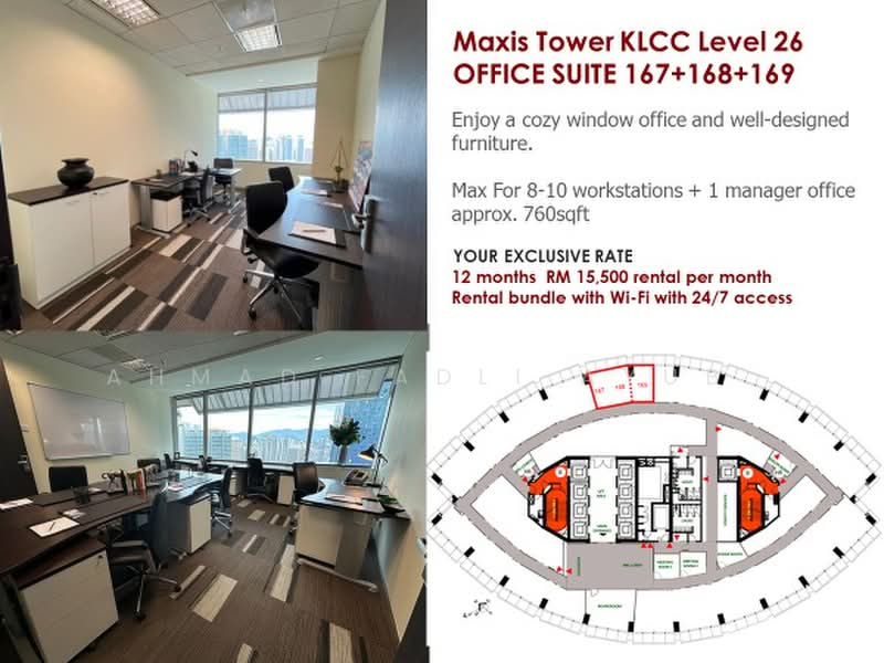 Office for Rent in KLCC (KL City Centre) - Ahmad Fadli Ayub. - PropertyGuru.com.my