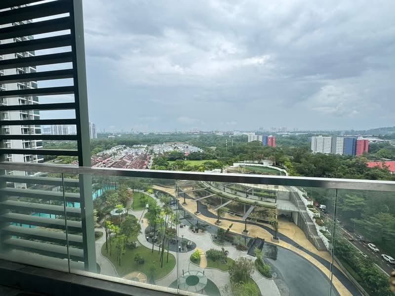 Servis Apartment untuk Disewa di Green Haven - Ken Sim - Balcony - PropertyGuru.com.my