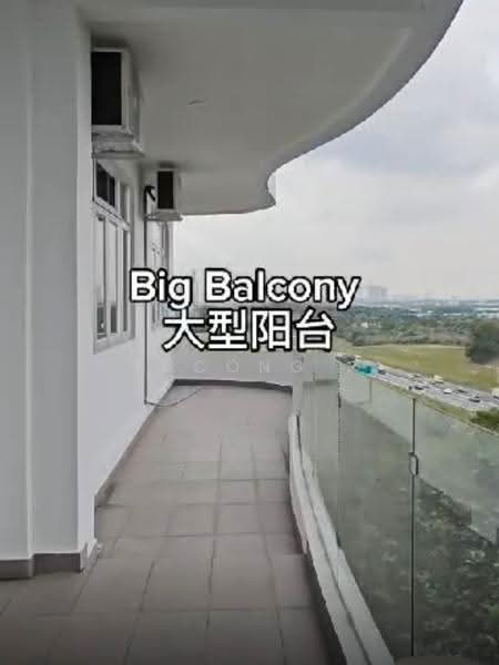 Service Residence for Sale at Centra Residences - Yucong . - Balcony - PropertyGuru.com.my