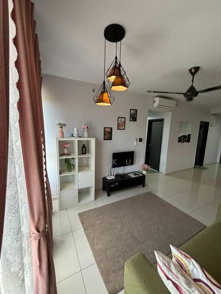 Service Residence for Sale at GAIA Residences - WP Kue - Living Room - PropertyGuru.com.my