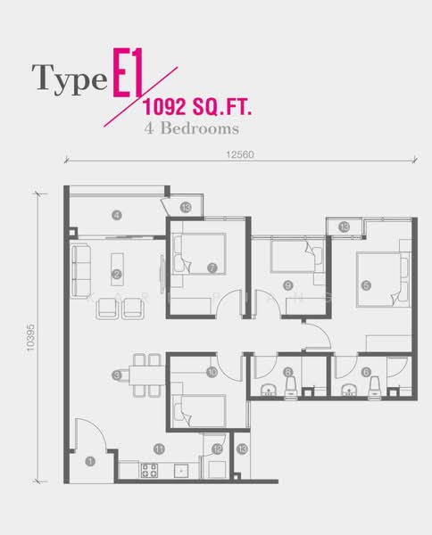 Servis Apartment untuk Dijual di Petalz Residences - Karl Phang - PropertyGuru.com.my