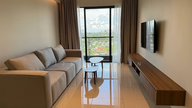 Servis Apartment untuk Disewa di Duta Park Residences - Gizelle Chen - Living Room - PropertyGuru.com.my