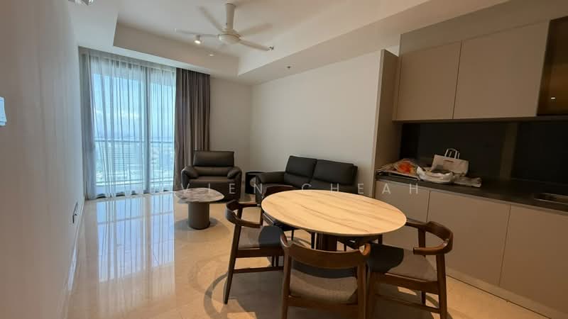 Servis Apartment untuk Disewa di Marriott Residence @ Gurney - Vivien Cheah - Living Room - PropertyGuru.com.my