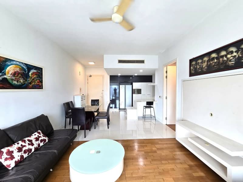 Servis Apartment untuk Disewa di Gateway Kiaramas Residences - Kew . - Living Room - PropertyGuru.com.my