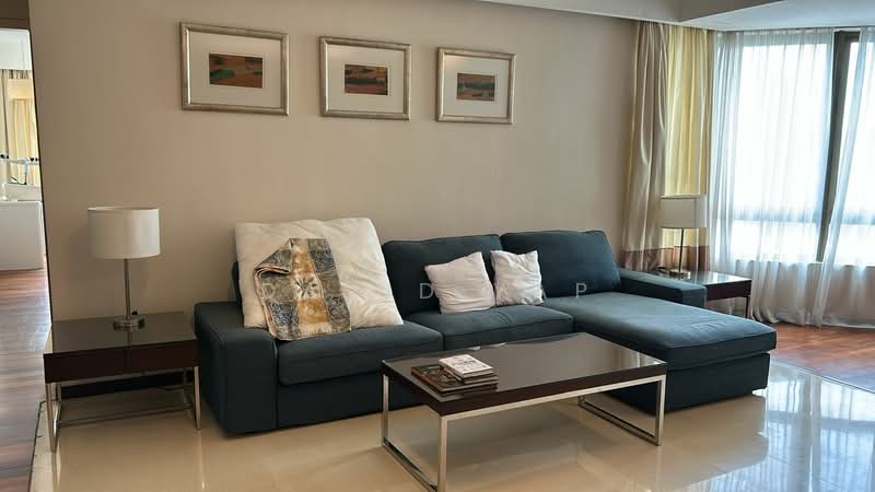 Service Residence for Rent at Arcoris Residences - David Yap - Living Room - PropertyGuru.com.my