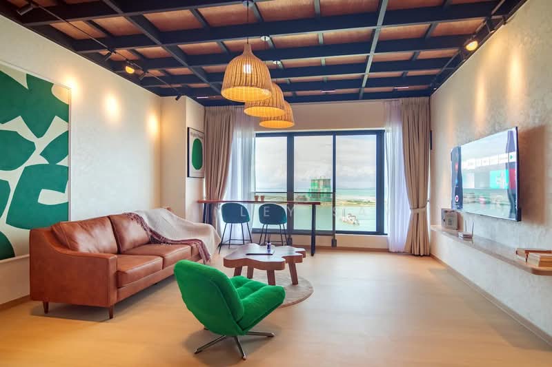 Service Residence for Rent at Sunrise Gurney - Stanley Saw - Living Room - PropertyGuru.com.my