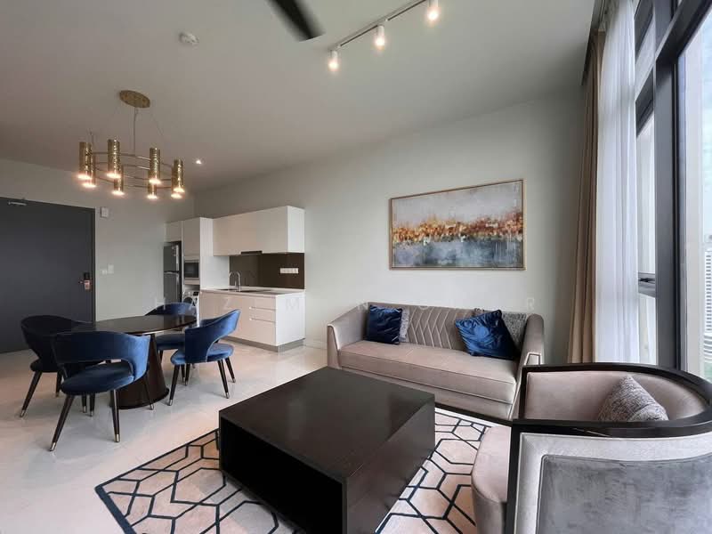Servis Apartment untuk Disewa di Service Suites @ Pavilion Embassy - Hazeman Omar - Living Room - PropertyGuru.com.my