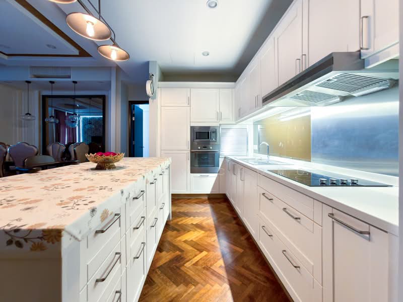Kondominium untuk Disewa di Quayside Seafront Resort Condominiums - Andrew Chong - Kitchen - PropertyGuru.com.my
